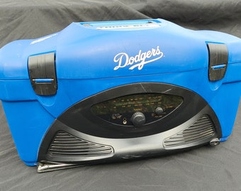 L.A.  Dodgers "Think Blue" AM?FM radio-cooler combo