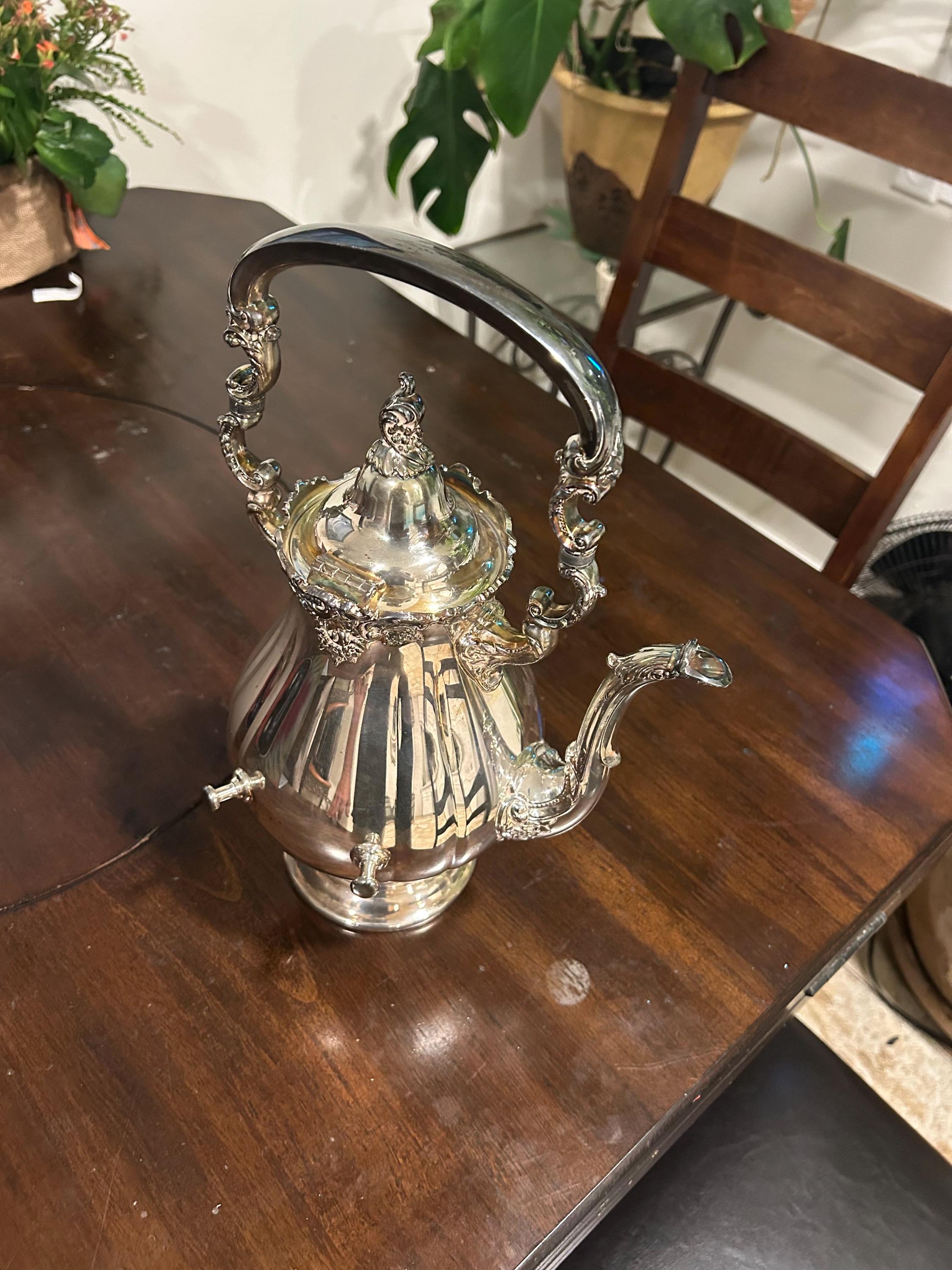 Silver Tea Pot Wallace - Etsy