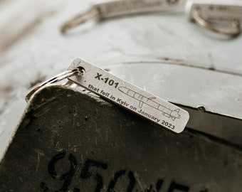 Ukrainian Conflict Keychain - Authentic Missile X-101 Piece