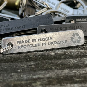 Handcrafted SU-34 Fighter Jet Relic Keychain - A Piece of Aviation History and Ukraine's Resilience