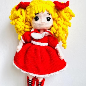 Crochet Candy Candy Doll, Amigurumi Candy Doll, sweet doll, anime dol, crochet princess, crochet doll, amigurumi doll