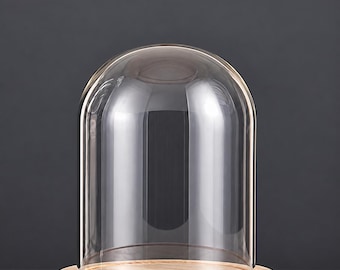 Doll Glass Dome Display, Decorative Glass Cloche, Miniature Display Case, Cute Home Decor, Collectible Doll Gift,small,medium,large, xlarge