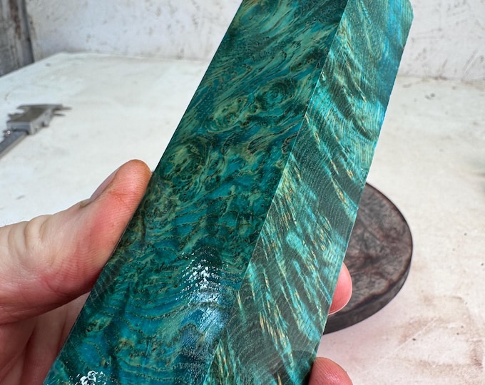 Stabilized Black Ash Burl Turning Blank | Game or Duck Call | SBAB 1101