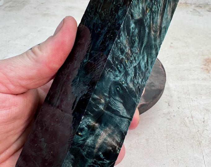 Stabilized Box Elder Burl Turning Blank | Duck or Game Call | SBEB 1210