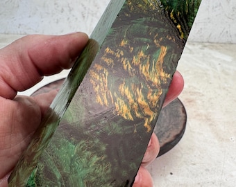 Stabilized Black Ash Burl Turning Blank | Game or Duck Call | SBAB 1207