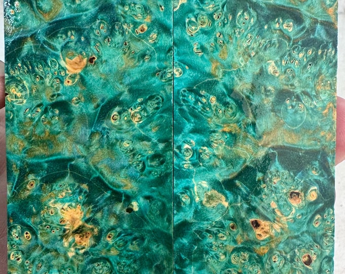 Stabilized Box Elder Burl Knife Scales | SBEB 1083