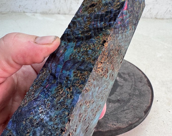 Stabilized Black Ash Burl Turning Blank | Game or Duck Call | SBAB 1121