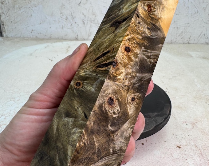 Stabilized Buckeye Burl Turning Blank | Game Call or Duck Call Blank | SBB 1101