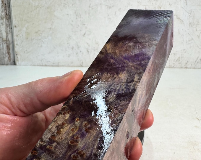 Stabilized Maple Burl Turning Blank | Game or Duck Call | SMB 963
