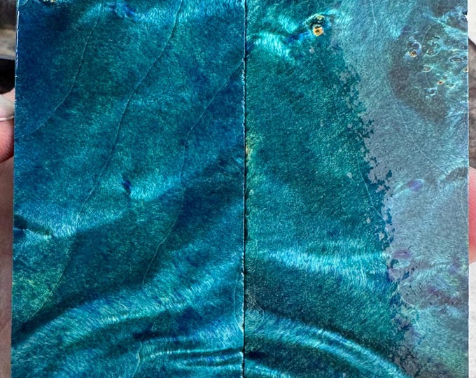 Stabilized Box Elder Burl Knife Scales | SBEB 1055