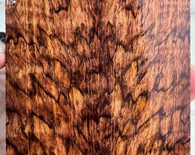 Stabilized Batik Mango Knife Scales | SBM 161