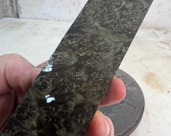 Stabilized Amboyna Burl Turning Blank | Duck or Call Blank | SAB 1299