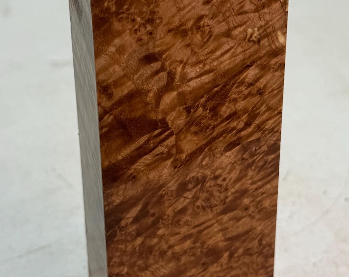 Stabilized Black Ash Burl Knife Block or Handle Blank | OVERSIZED | SBAB 867