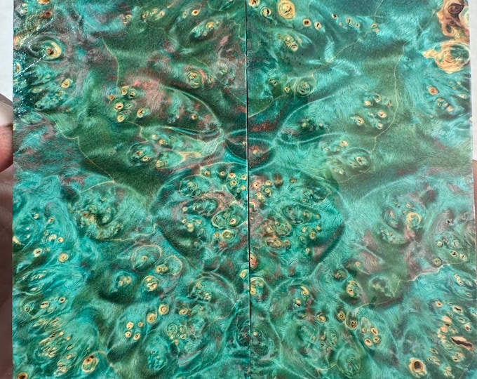 Stabilized Box Elder Burl Knife Scales | SBEB 1081