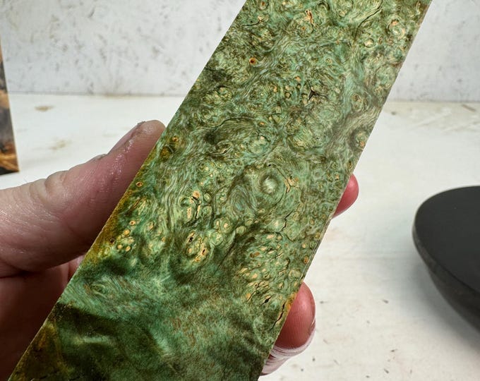 Stabilized Amboyna Burl Turning Blank | SAB 526