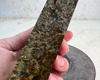 Stabilized Amboyna Burl Turning Blank | Duck or Call Blank | SAB 1064