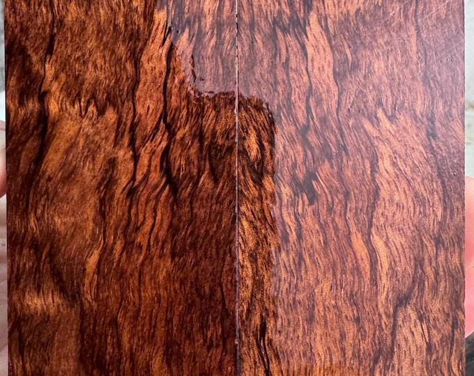 Stabilized Batik Mango Knife Scales | SBM 108