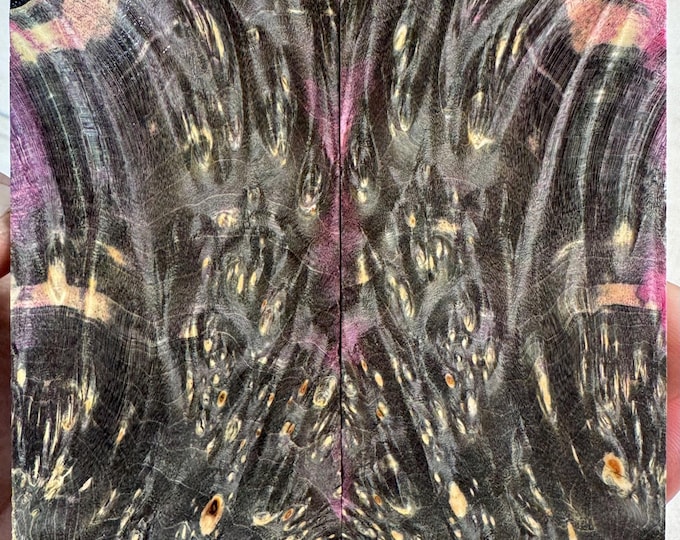 Stabilized Box Elder Burl Knife Scales | SBEB 1105