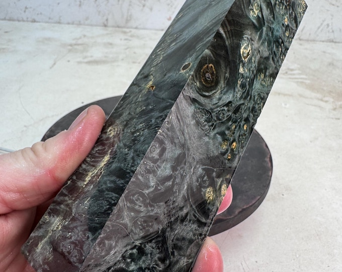 Stabilized Box Elder Burl Turning Blank | Duck or Game Call | SBEB 1187