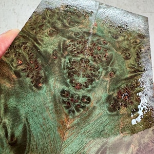 Stabilized Maple Burl Knife Scales | SMB 832