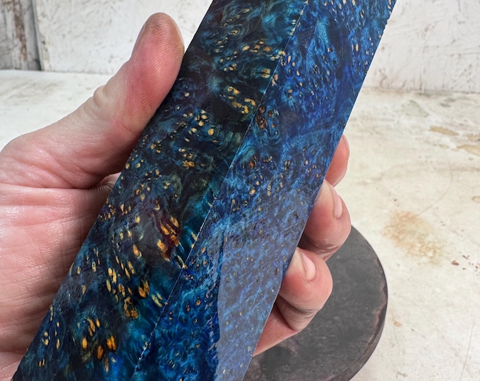 Stabilized Amboyna Burl Turning Blank | Duck or Call Blank | SAB 1301