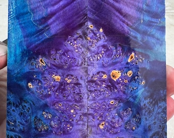 Stabilized Box Elder Burl Knife Scales | SBEB