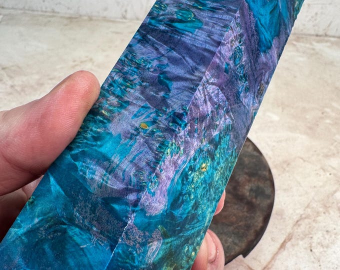 Stabilized Box Elder Burl Turning Blank | Duck or Game Call | SBEB 1160