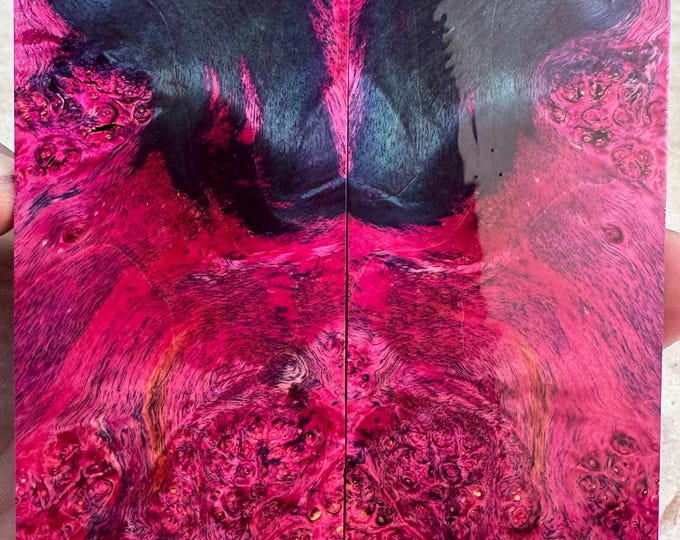 Stabilized Box Elder Burl Knife Scales | SBEB 1168