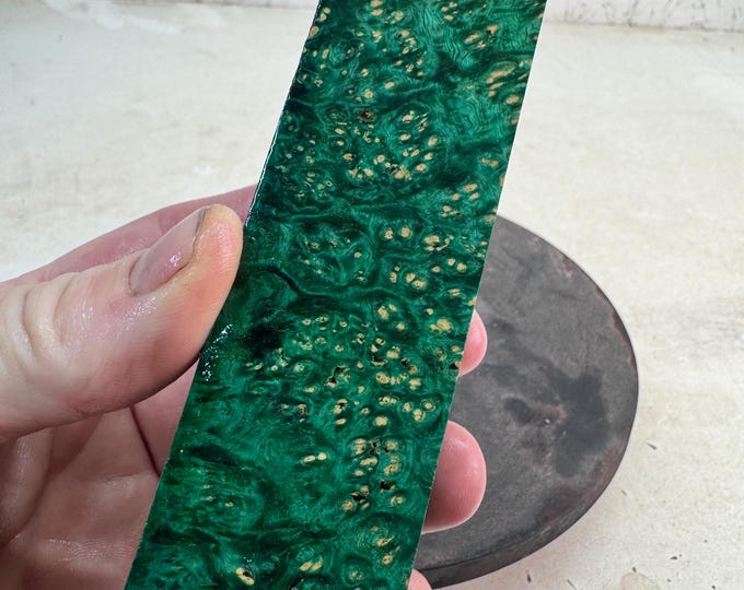 Stabilized Amboyna Burl Turning Blank | Duck or Call Blank | SAB 1150