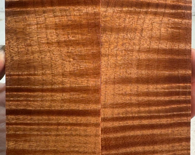 Stabilized Curly Maple Knife Scales | FREE SHIPPING | CMP 235