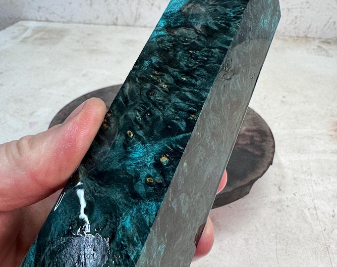 Stabilized Box Elder Burl Turning Blank | Duck or Game Call | SBEB 1211