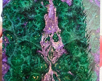 Stabilized Amboyna Burl Knife Scales | SAB 1105