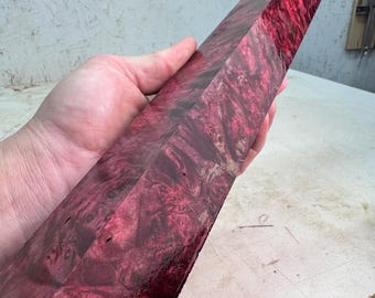 Stabilized Maple Burl Turning Blank | Pool Cue Blank | SMB 1026