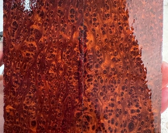 Stabilized Redwood Lace Burl Knife Scales | SRW 928