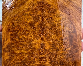 Stabilized Amboyna Burl Knife Scales | SAB 1232