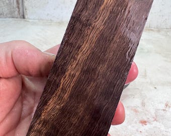 Stabilized Bog Oak Knife Block or Blank | SBO 117