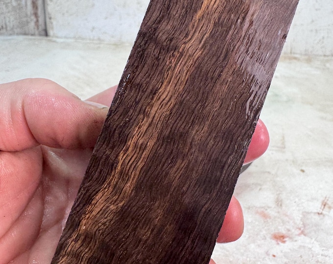 Stabilized Bog Oak Knife Block or Blank | SBO 117