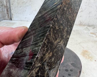 Stabilized Amboyna Burl Turning Blank | Duck or Call Blank | SAB 1300