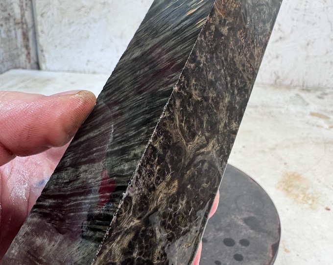 Stabilized Amboyna Burl Turning Blank | Duck or Call Blank | SAB 1300