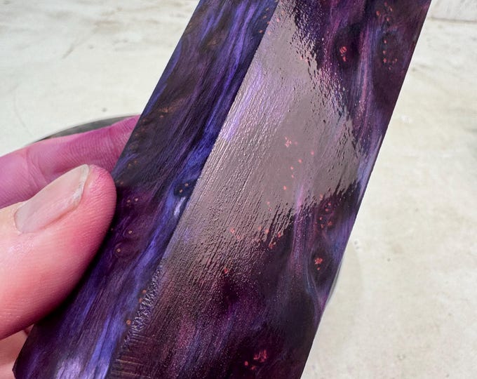 Stabilized (K&G) Redwood Lace Burl Knife Block | SRW 995