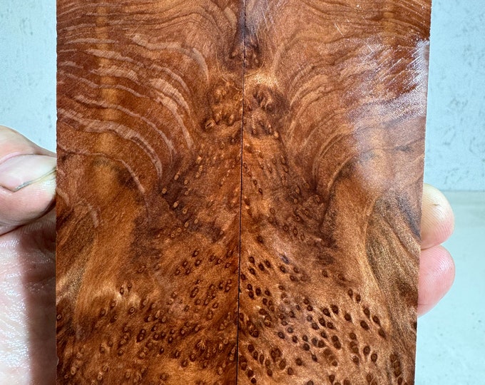 Stabilized Redwood Burl Knife Scales | FREE SHIPPING | SRW 388