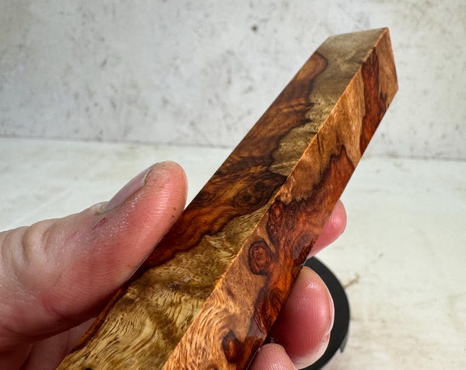 Stabilized Amboyna Burl Pen Blank | SPB 511