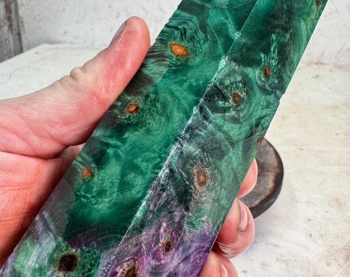 Stabilized Buckeye Burl Turning Blank | Game or Duck Call | SBB 1155