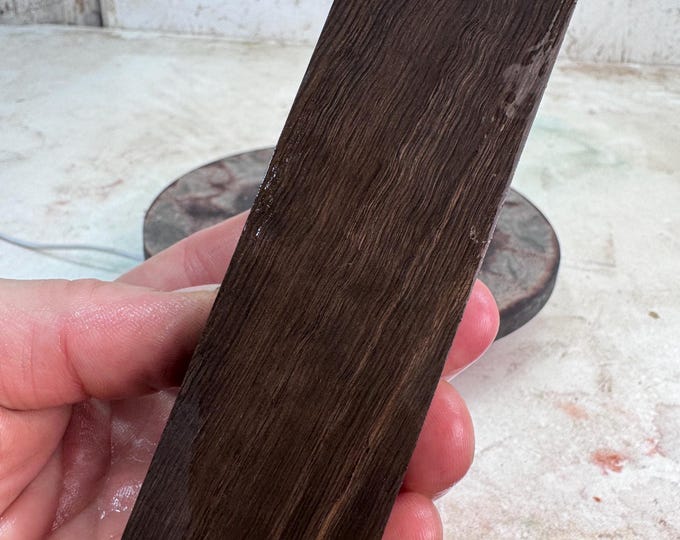 Stabilized Bog Oak Knife Block or Blank | SBO 119