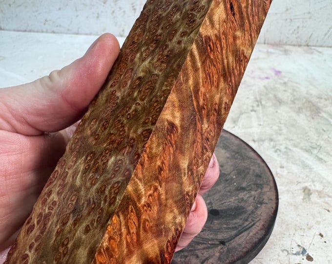 Stabilized Redwood Lace Burl Turning Blank | Game Call | SRW 1029