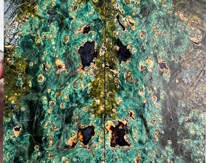 Stabilized Box Elder Burl Knife Scales | SBEB 1057