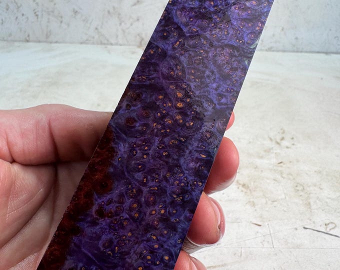 Stabilized Amboyna Burl Turning Blank | Duck or Call Blank | SAB 885