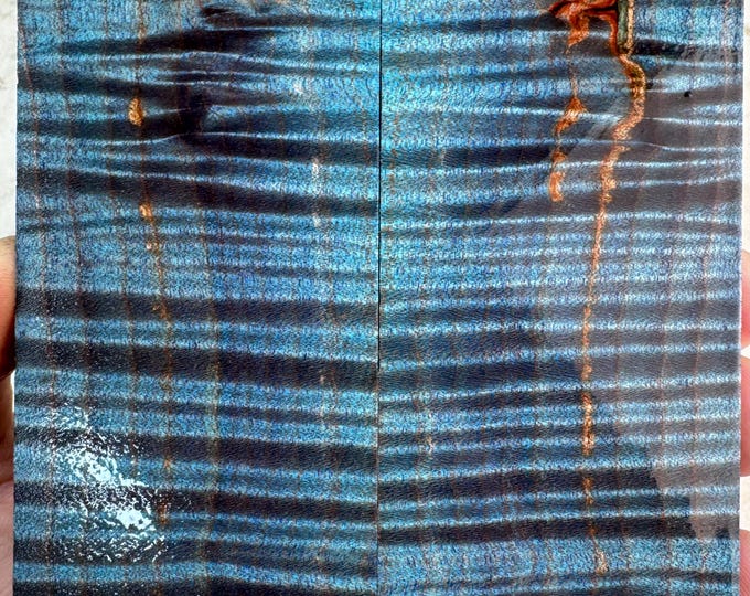 Stabilized Curly Maple Knife Scales | FREE SHIPPING | CMP 306