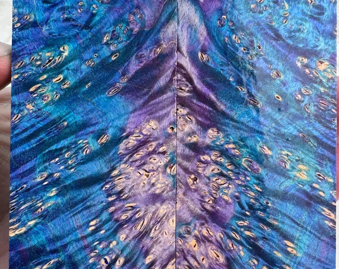 Stabilized Box Elder Burl Knife Scales | SBEB 1194