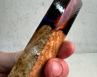 Stabilized Black Ash Burl Hybrid Pen Blank | SPB 385